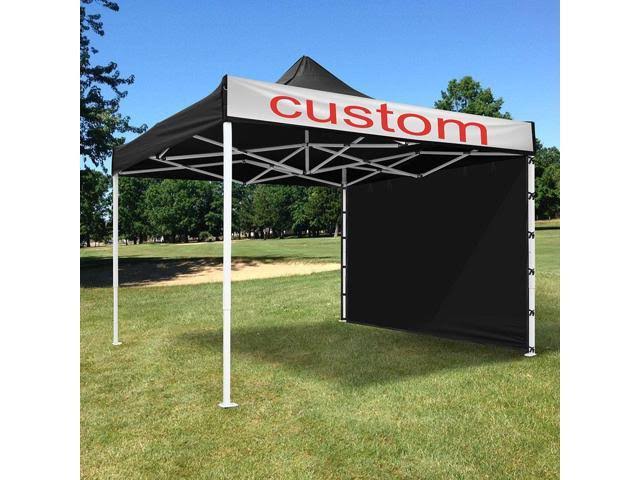 10x10 ft Pop Up Canopy with Sidewall Instant Shelter Tent W455