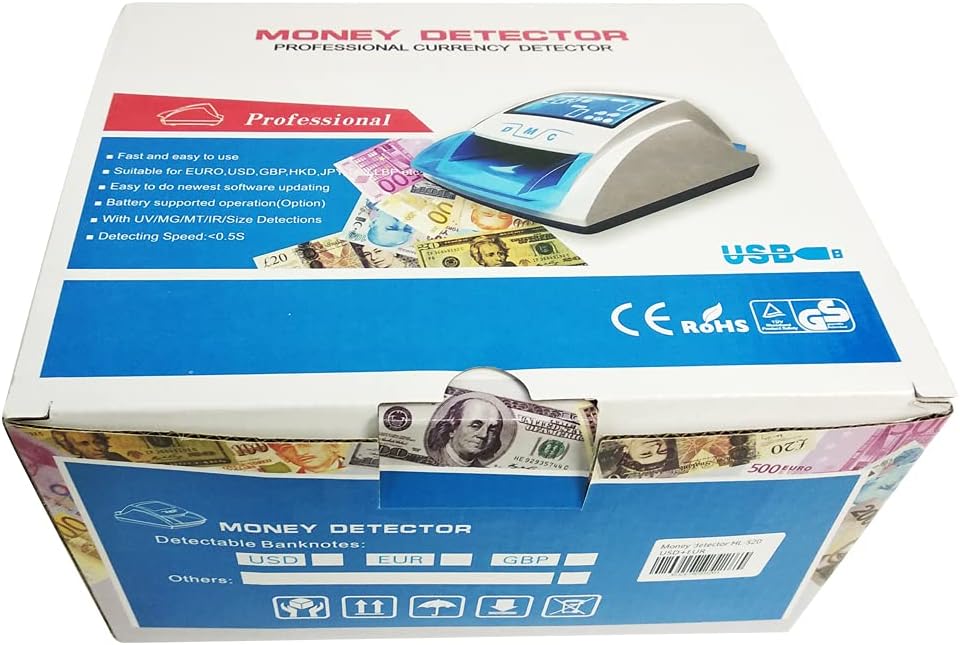 Multicurrency UV MG IR Banknote Detector K1310