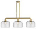Gold Large Bell 3 Light LED Island Light T2942