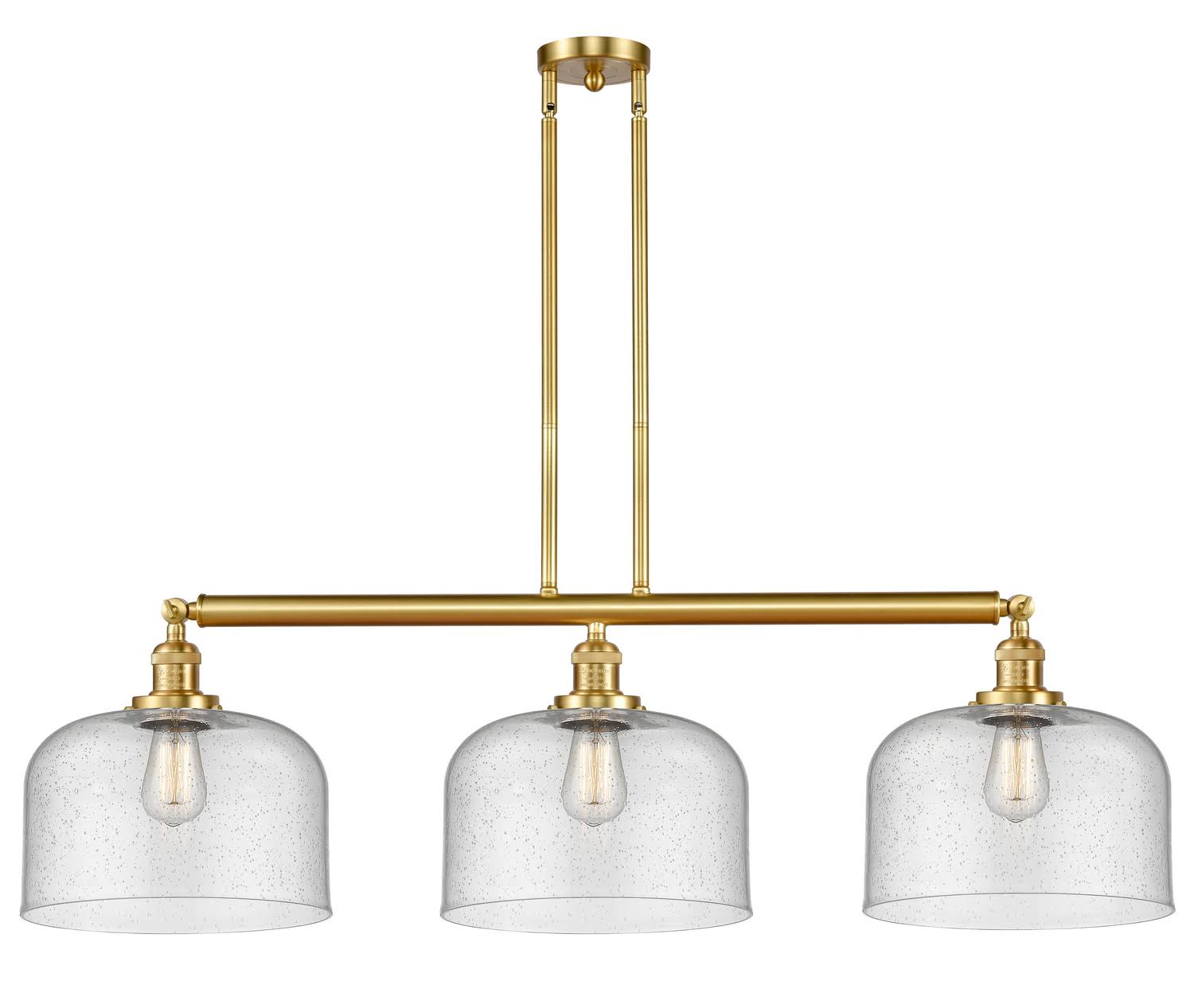 Gold Large Bell 3 Light LED Island Light T2942