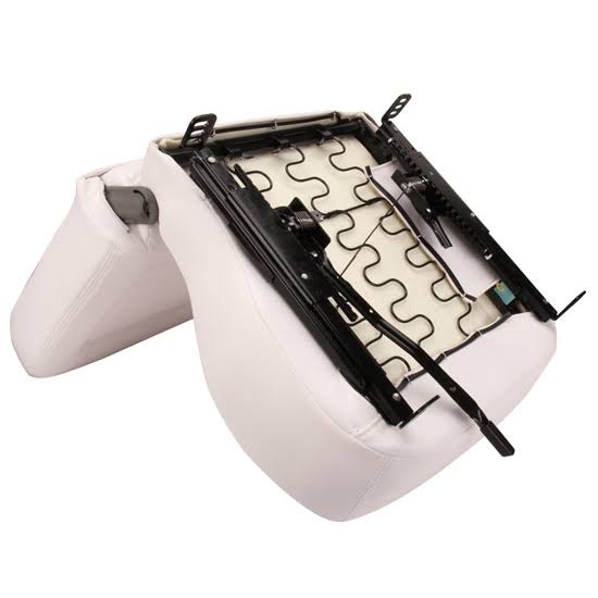 Low Back White Vinyl Left D105