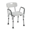 Bath Bench with Back and Padded Arms Y9066