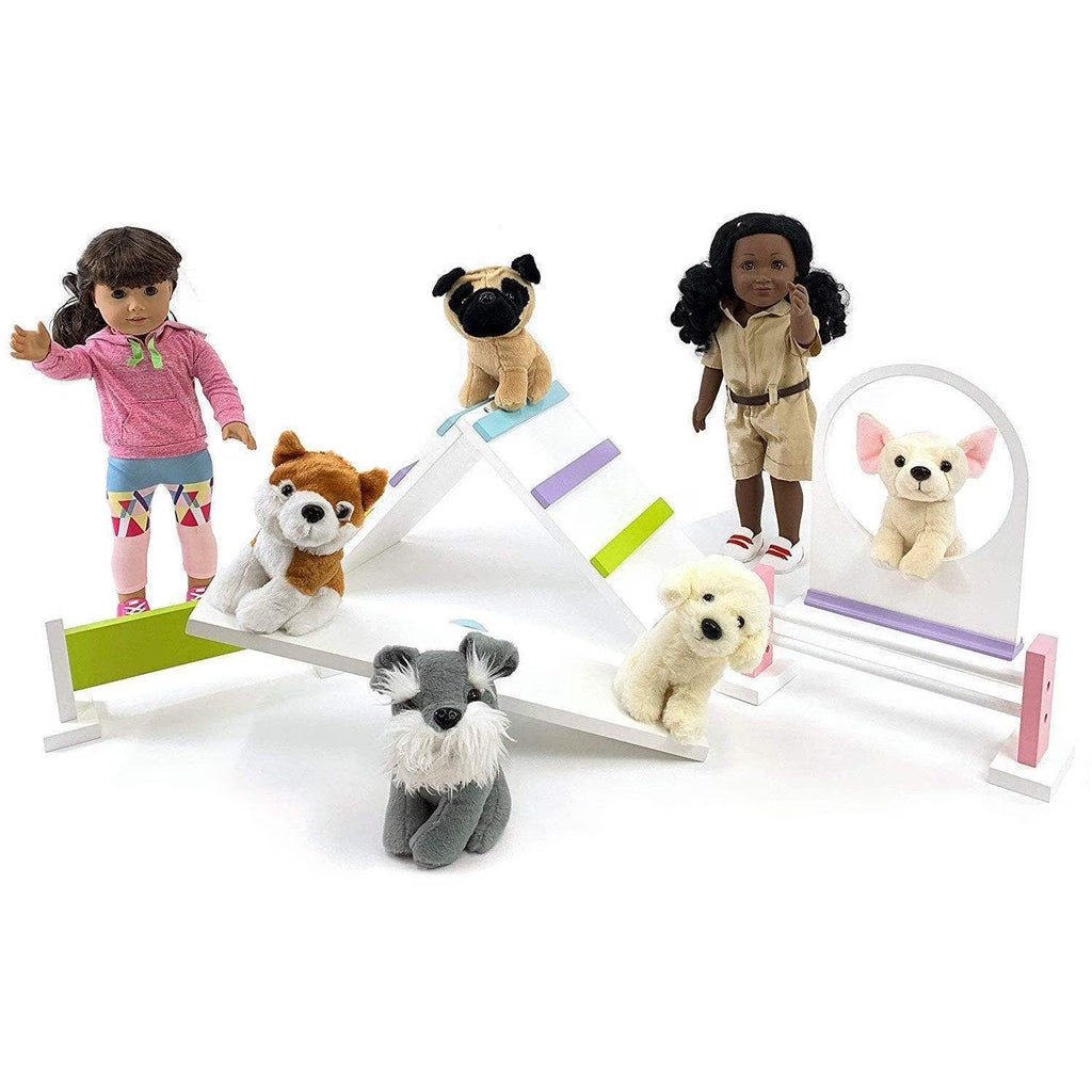 Dog Training Set with Accessories 18 Inch Doll K4217