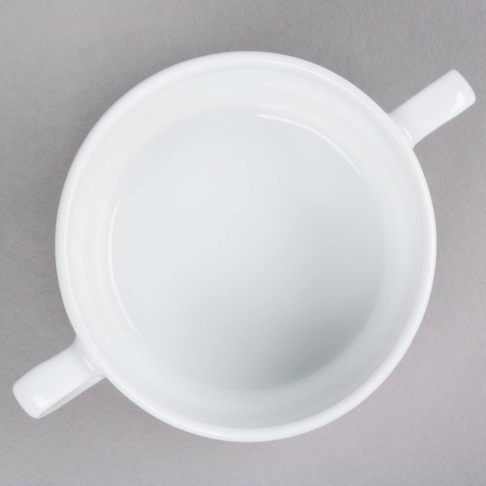 White 9 oz. Soup Bowl J807