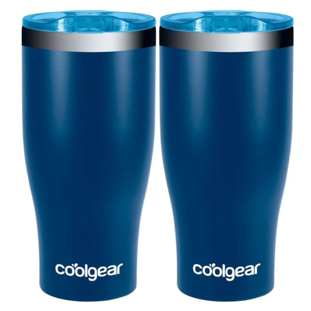 2-Pack 20 Ounce Stainless Steel Double Wall Vacuum Tumbler with Slider Lid I344640