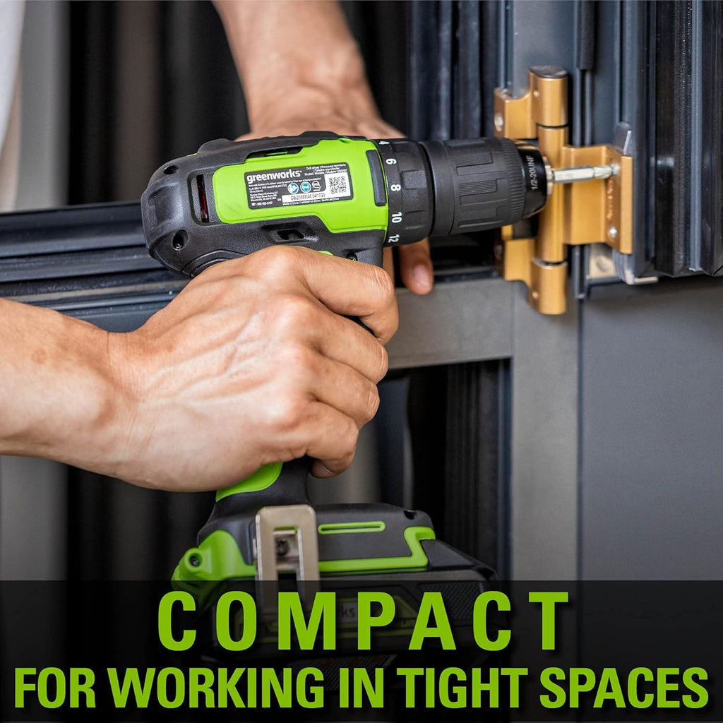 24V Brushless Drill / Driver with 2Ah USB Battery and Charger N8634