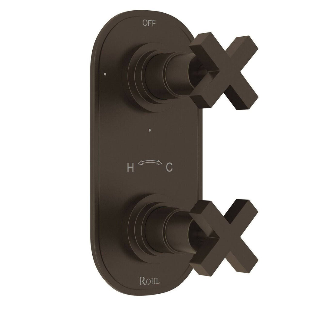 Tuscan Brass Thermostatic Diverter Control Trim D54348