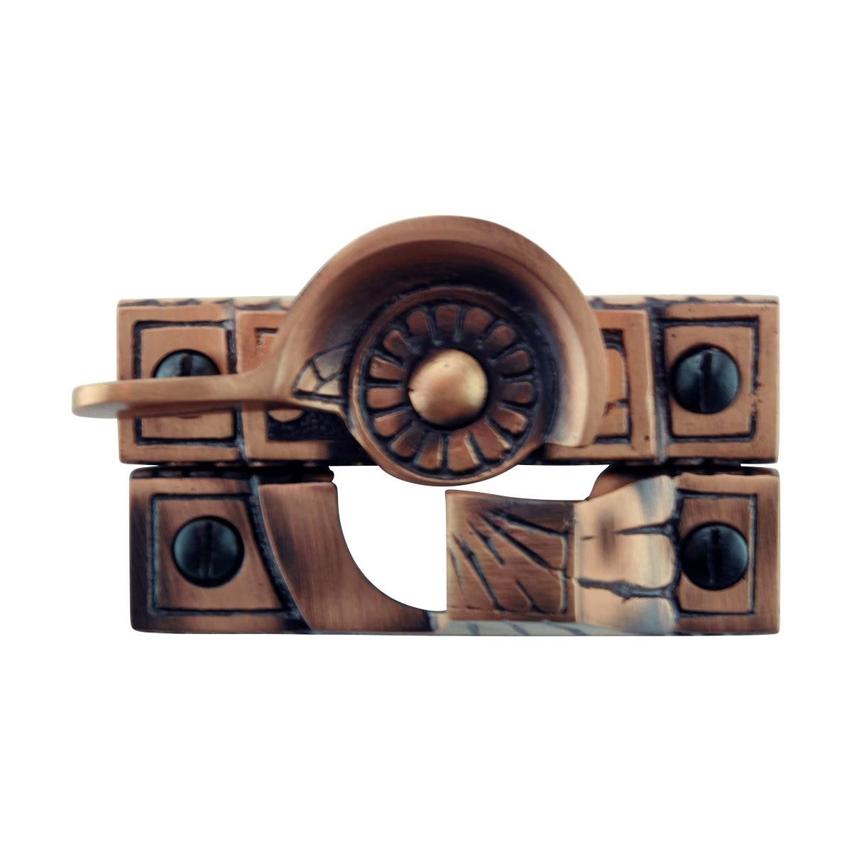 8 Ornate Solid Brass Window Sash Lock Y572261