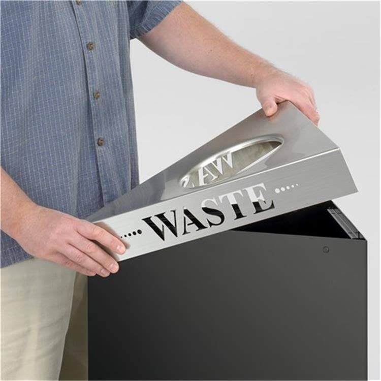 Black Triangular 19gal Receptacle Q4430