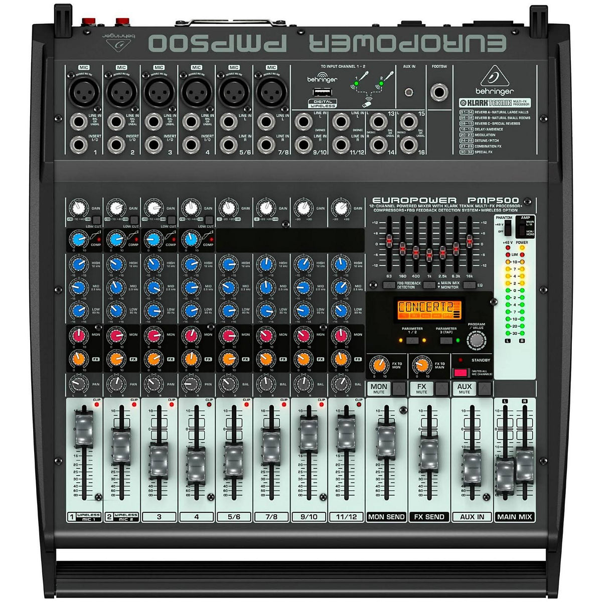 500-Watt 12-Channel Powered Mixer L3650