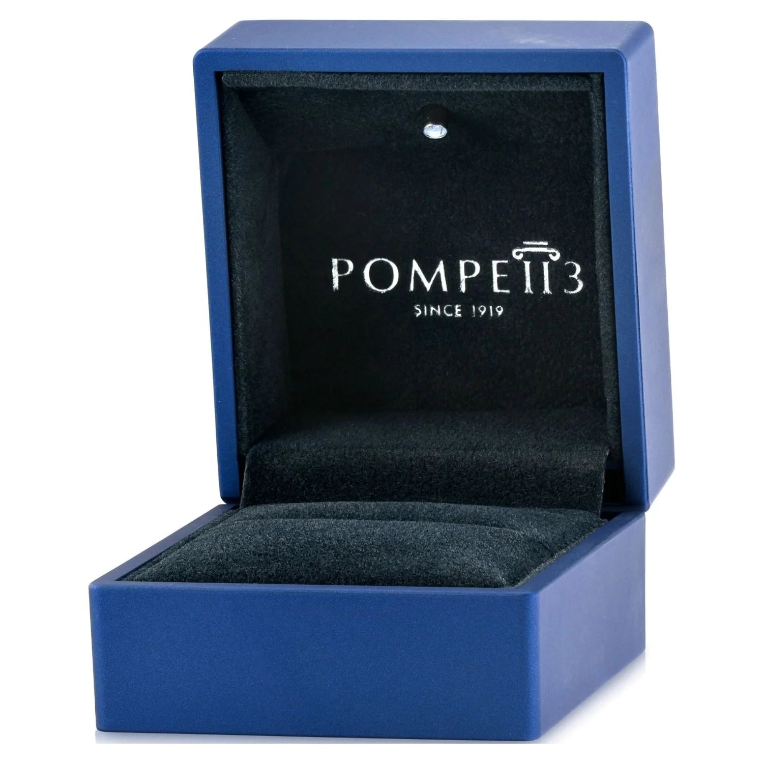 Blue Diamond Stud Earrings In 14K Gold B1441
