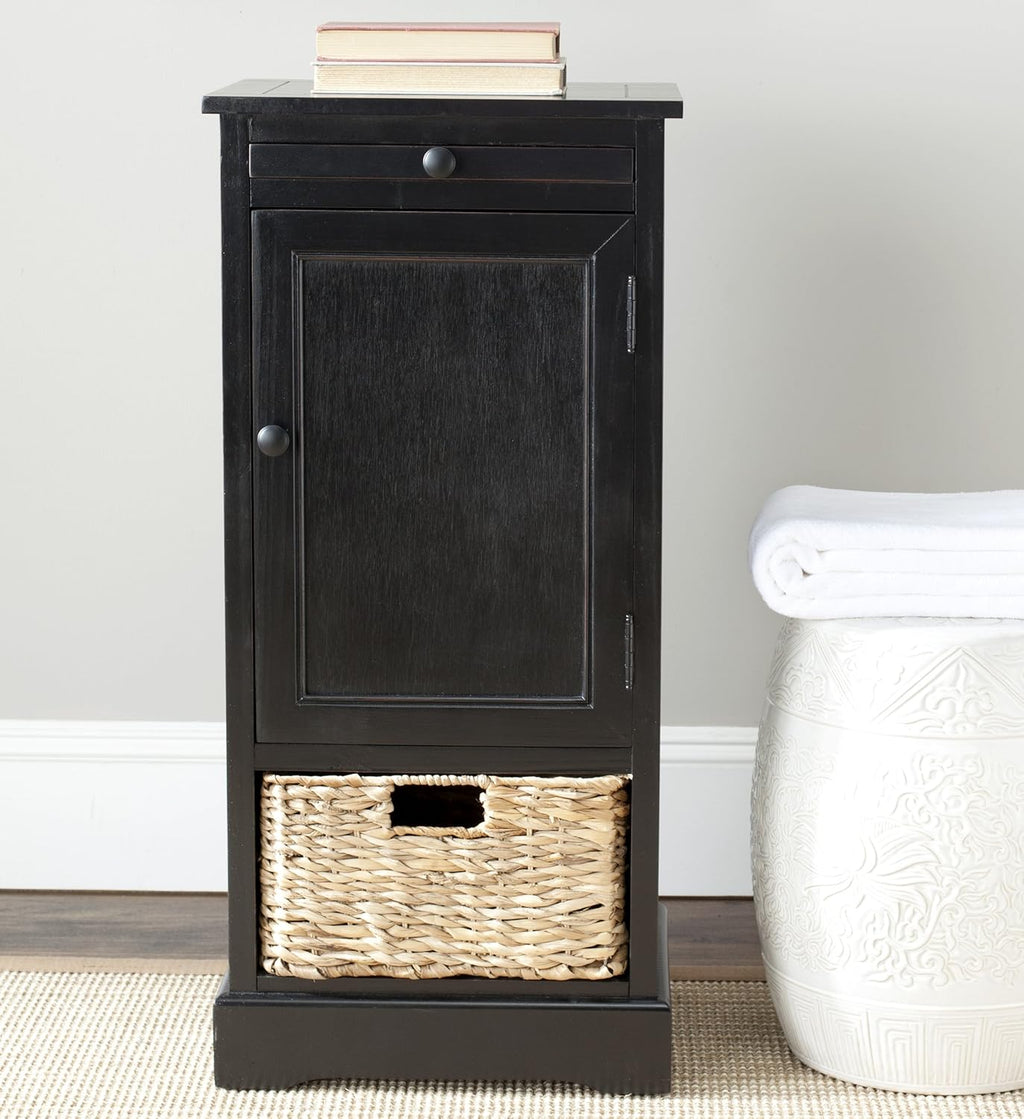 Vintage Grey Tall Storage Unit S4094