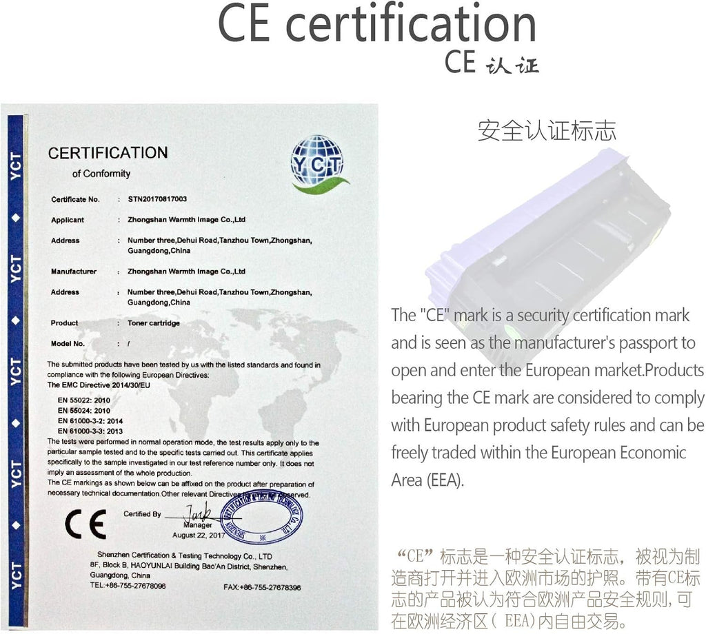 Compatible Toner Cartridge 4-Pack for HP 206A P1854
