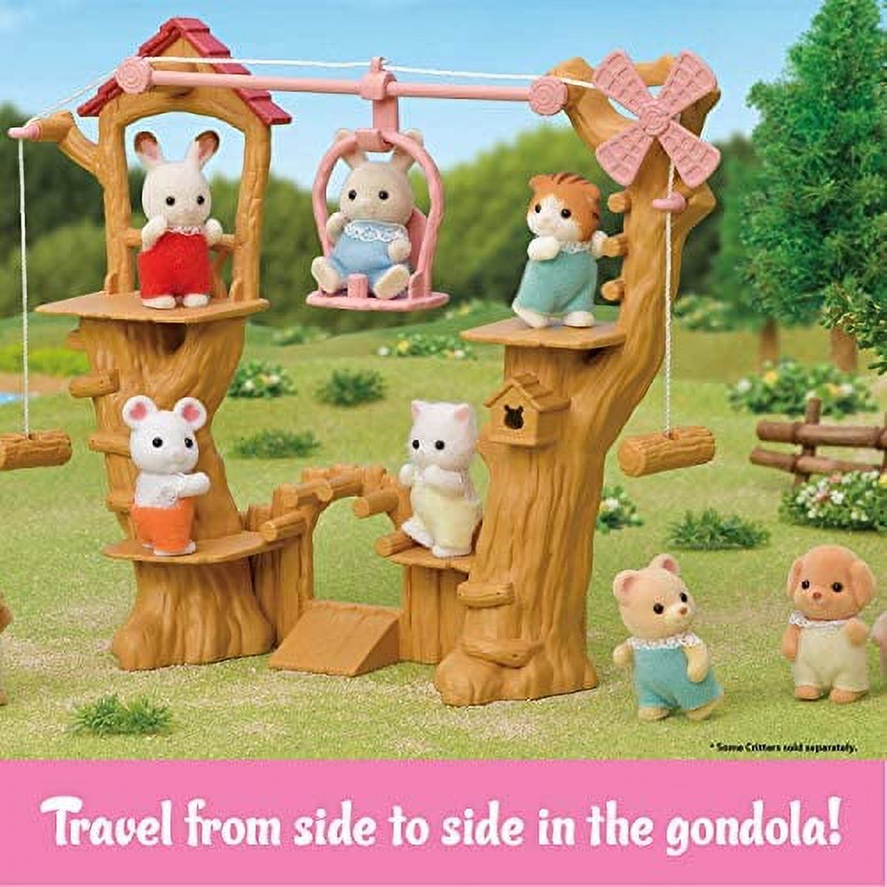 Baby Ropeway Park Dollhouse Toy with Rabbit Figure Y35317