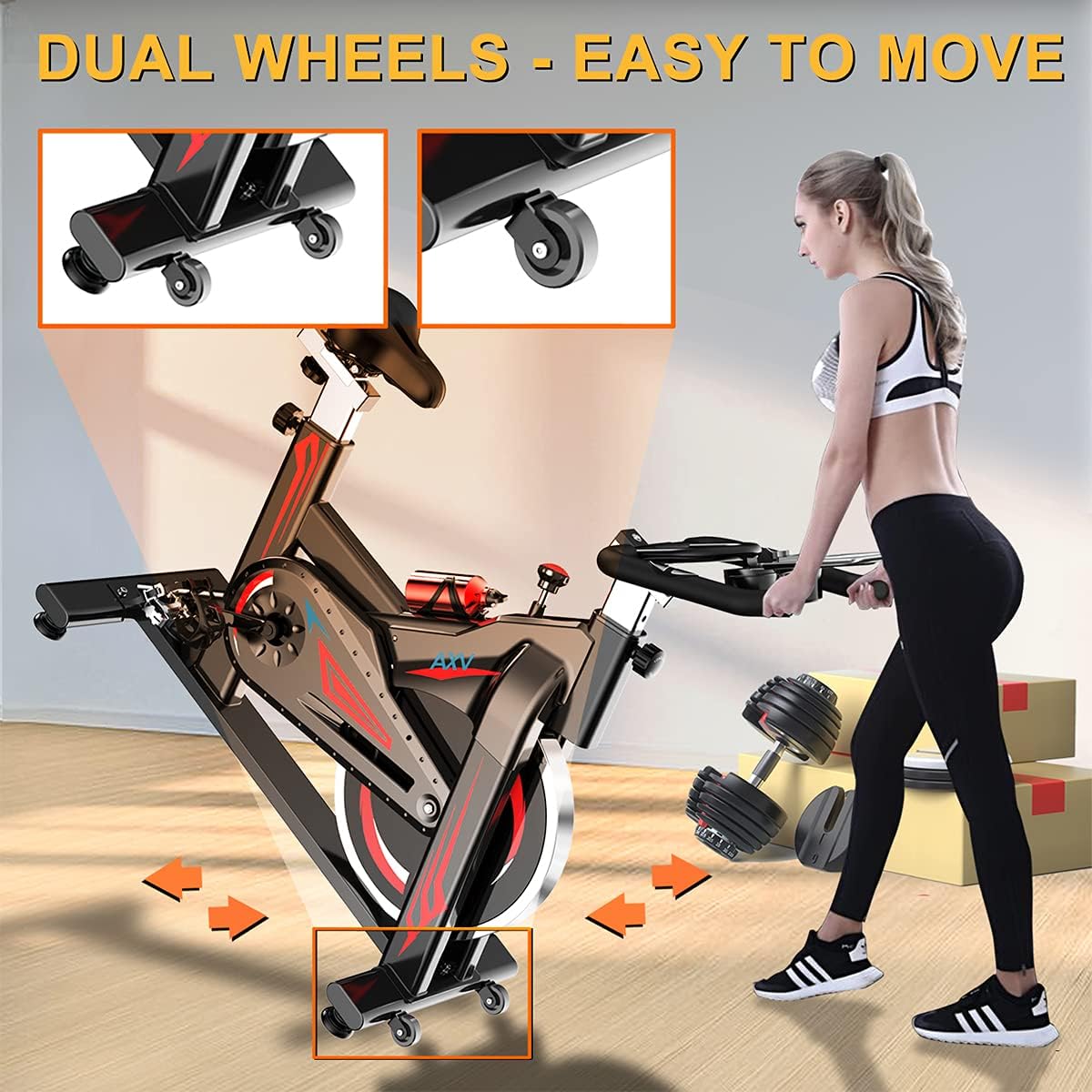 Magnetic Resistance Indoor Cycling Bike J64042