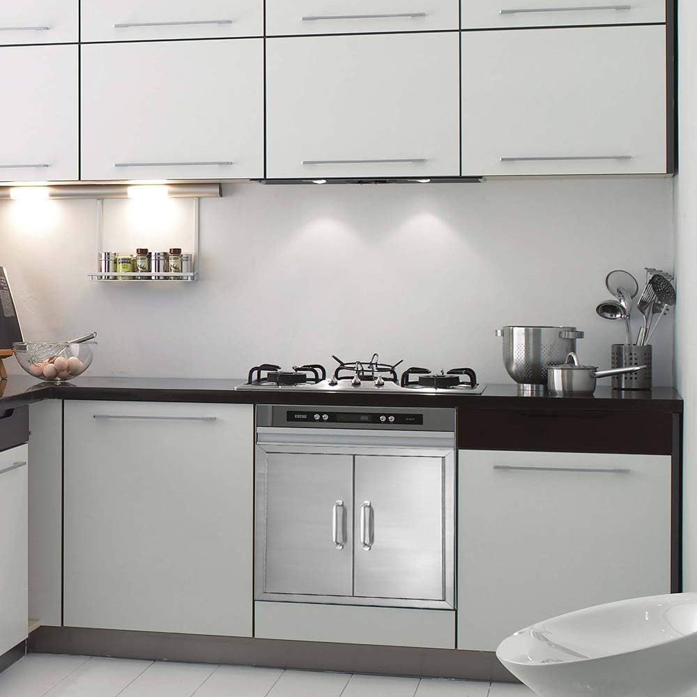 Stainless Steel Double Access Door 24 W X 24 H C763