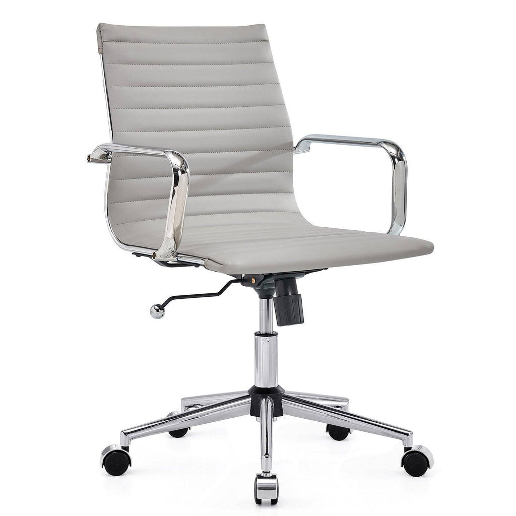 Tan Adjustable Swivel Office Chair N294871