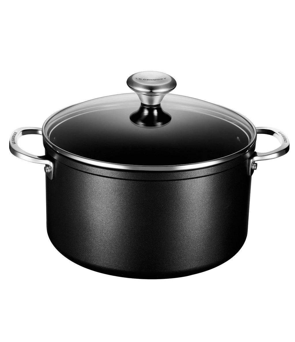 6.3-Quart Nonstick Stockpot with Glass Lid E9986