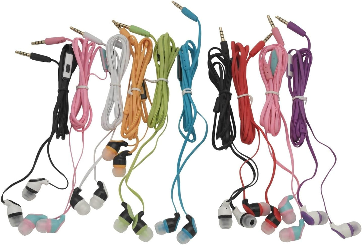 100 Packs Stereo Earbud Headphones Y60432