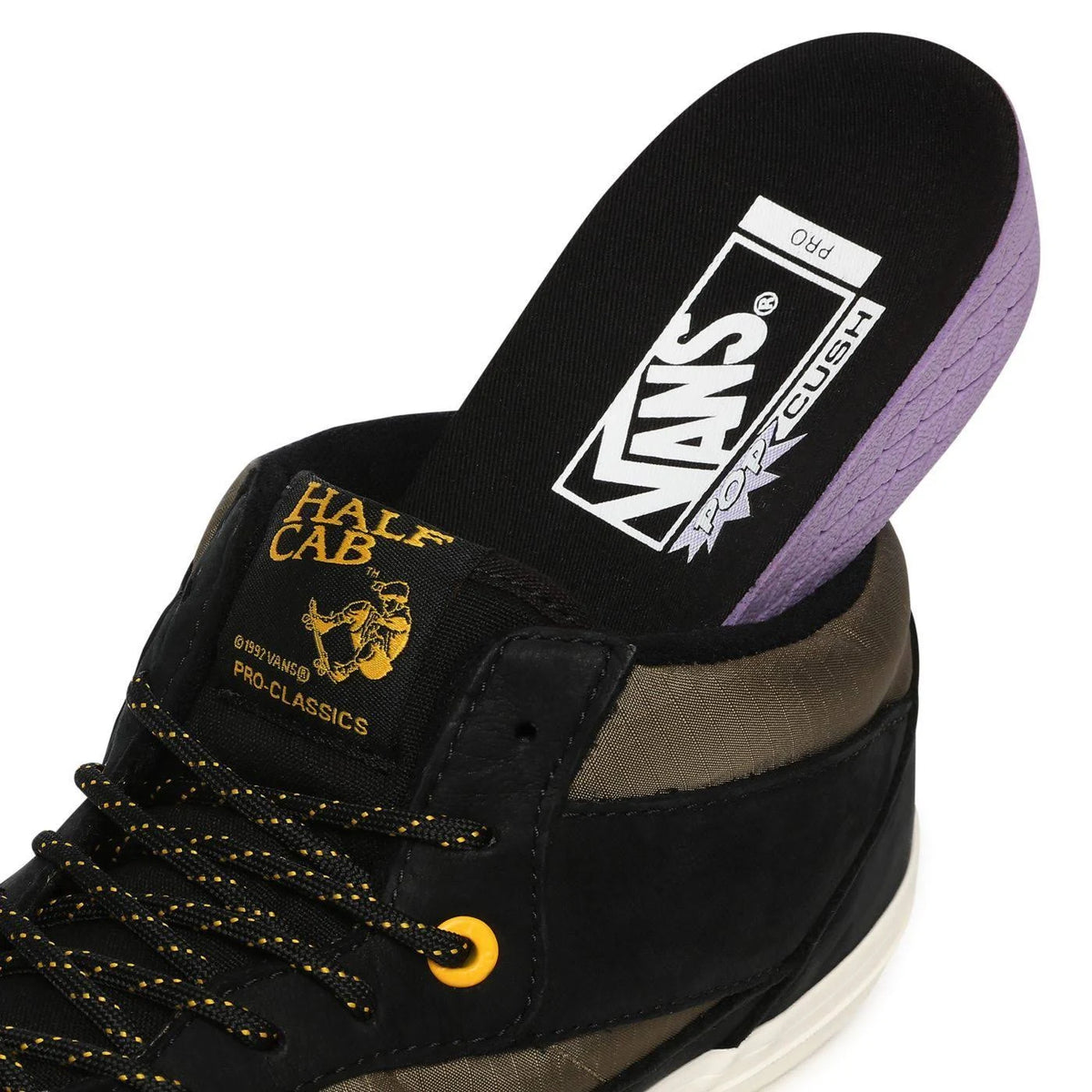 Black Military Half Cab Shoes E44591
