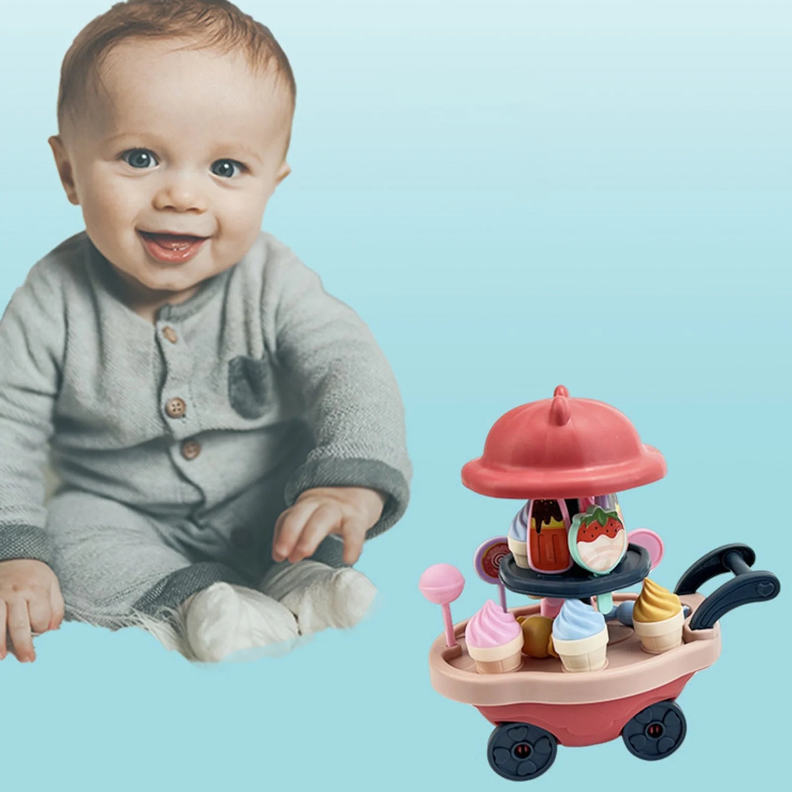 Ice Cream Truck Toys Kitchen Sets I96459