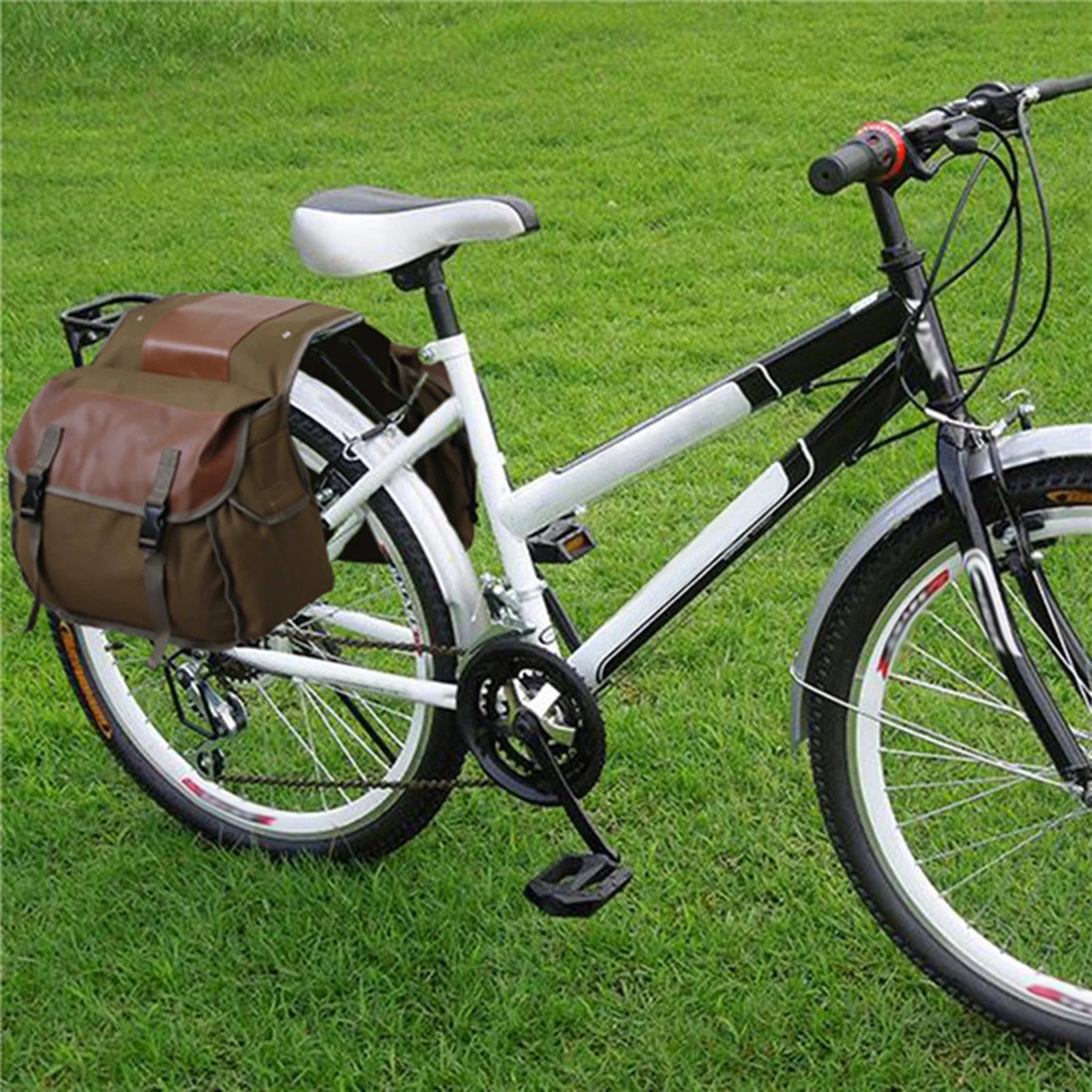 Canvas Waterproof Motorbike Saddle Bag O941