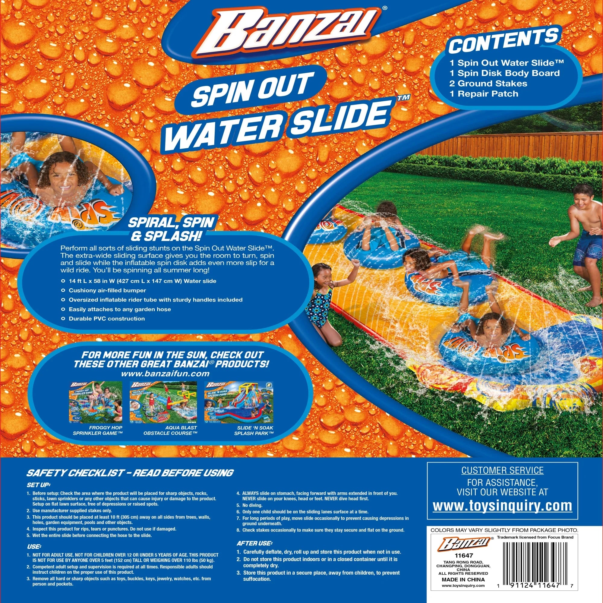 Inflatable Spin Disk Water Slide Z9304