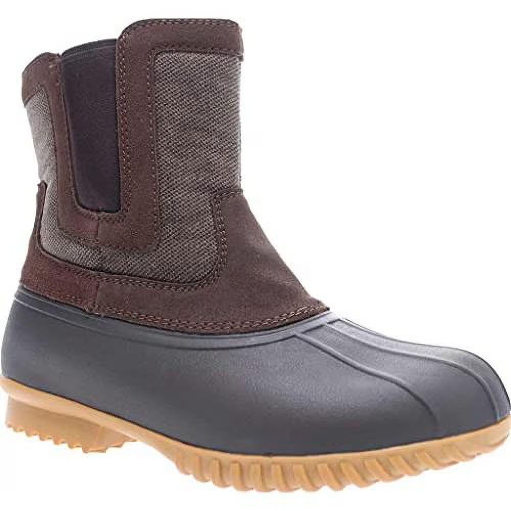 Brown Side-Zip Snow Boot S722923