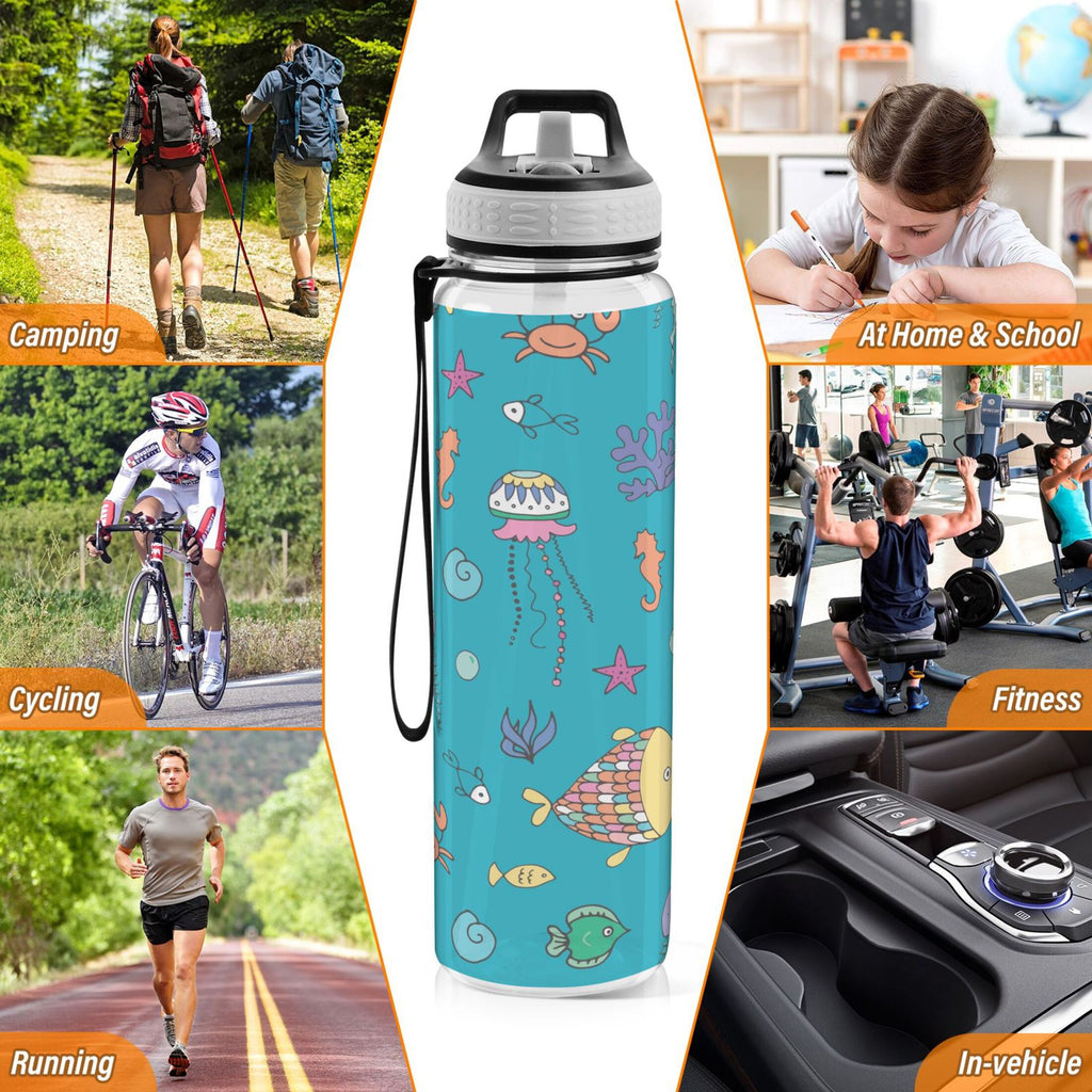 32oz Tritan Water Bottle with Straw T669