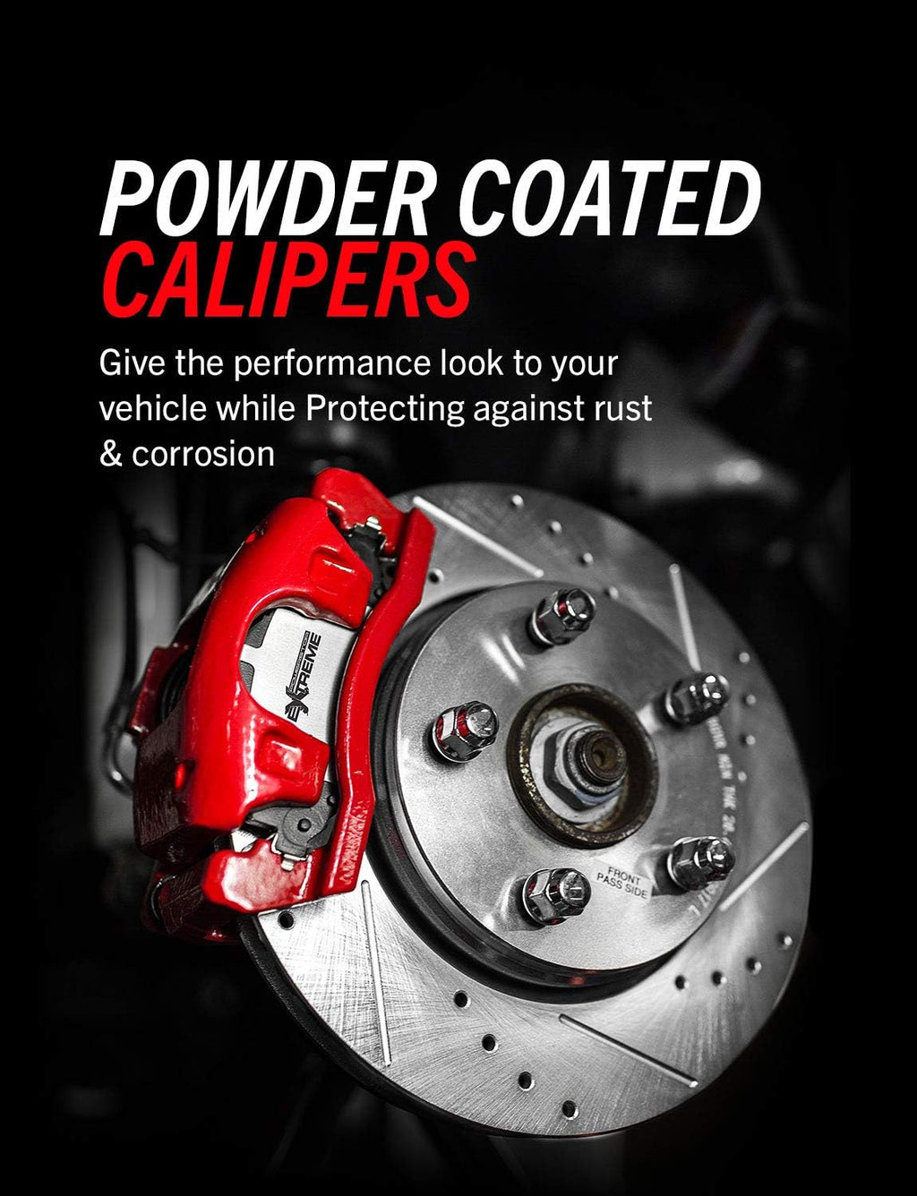 Front Z36 Truck and Tow Brake Kit with Calipers J111