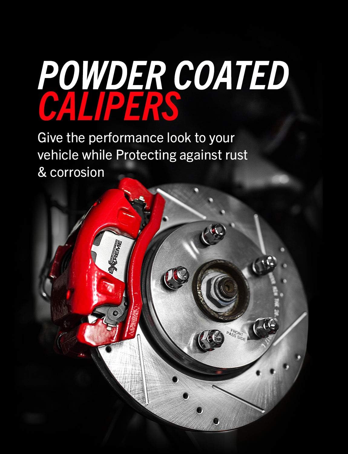 Front Z36 Truck and Tow Brake Kit with Calipers J111