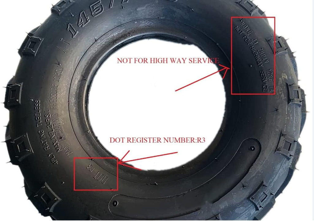 Set of 2 26x11-14 6PR Mud All Terrain UTV Tires X484516