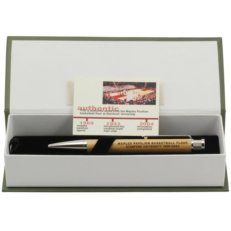 Stanford Cardinal Game-Used Hardwood Color Top Pen G669727