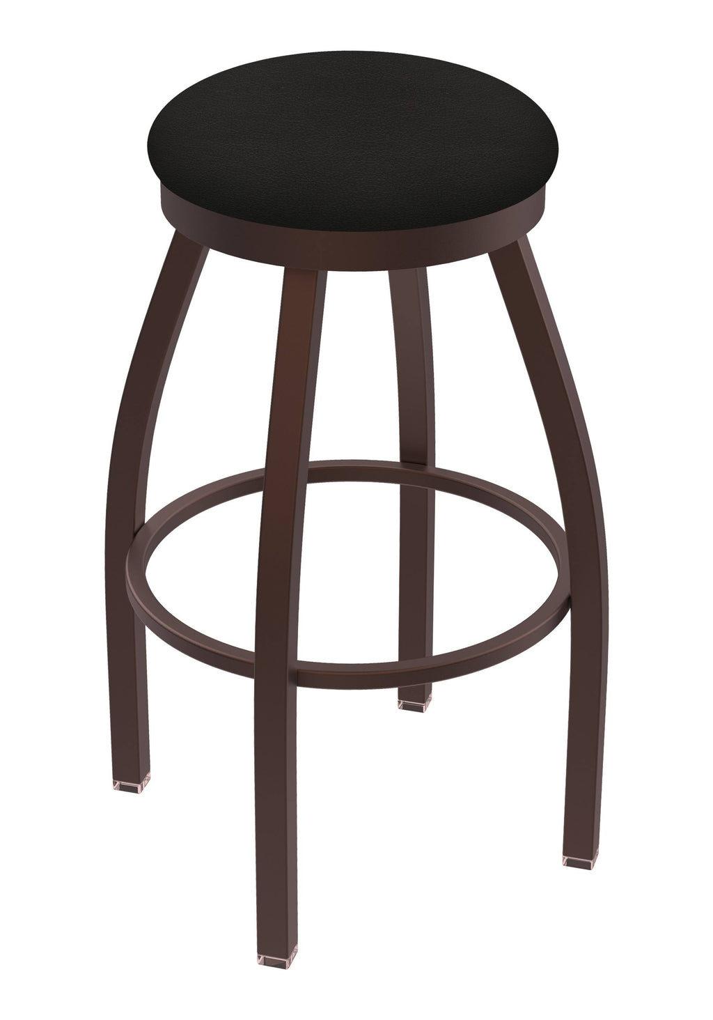 25x22 Swivel Counter Stool with Bronze Finish and Espresso Seat R536527