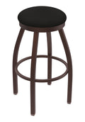 25x22 Swivel Counter Stool with Bronze Finish and Espresso Seat R536527