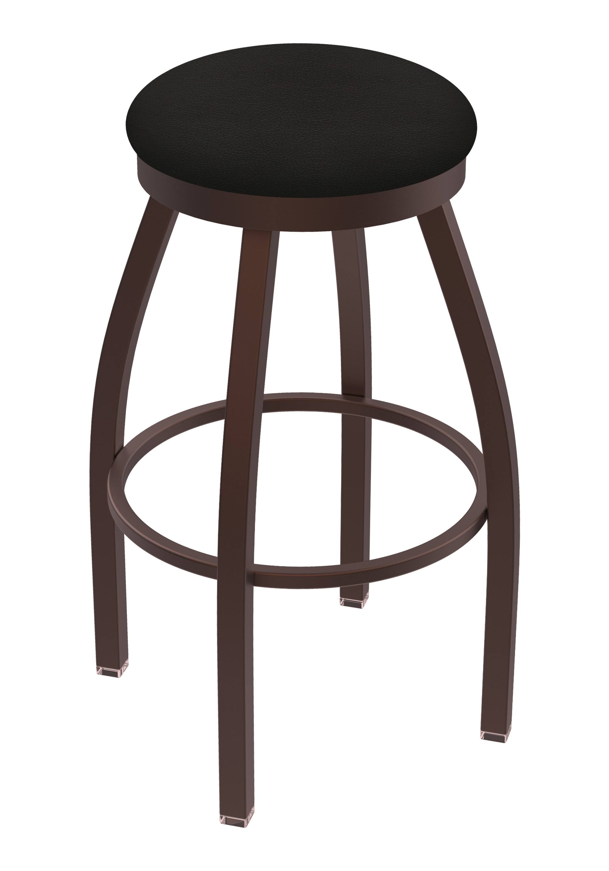 25x22 Swivel Counter Stool with Bronze Finish and Espresso Seat R536527