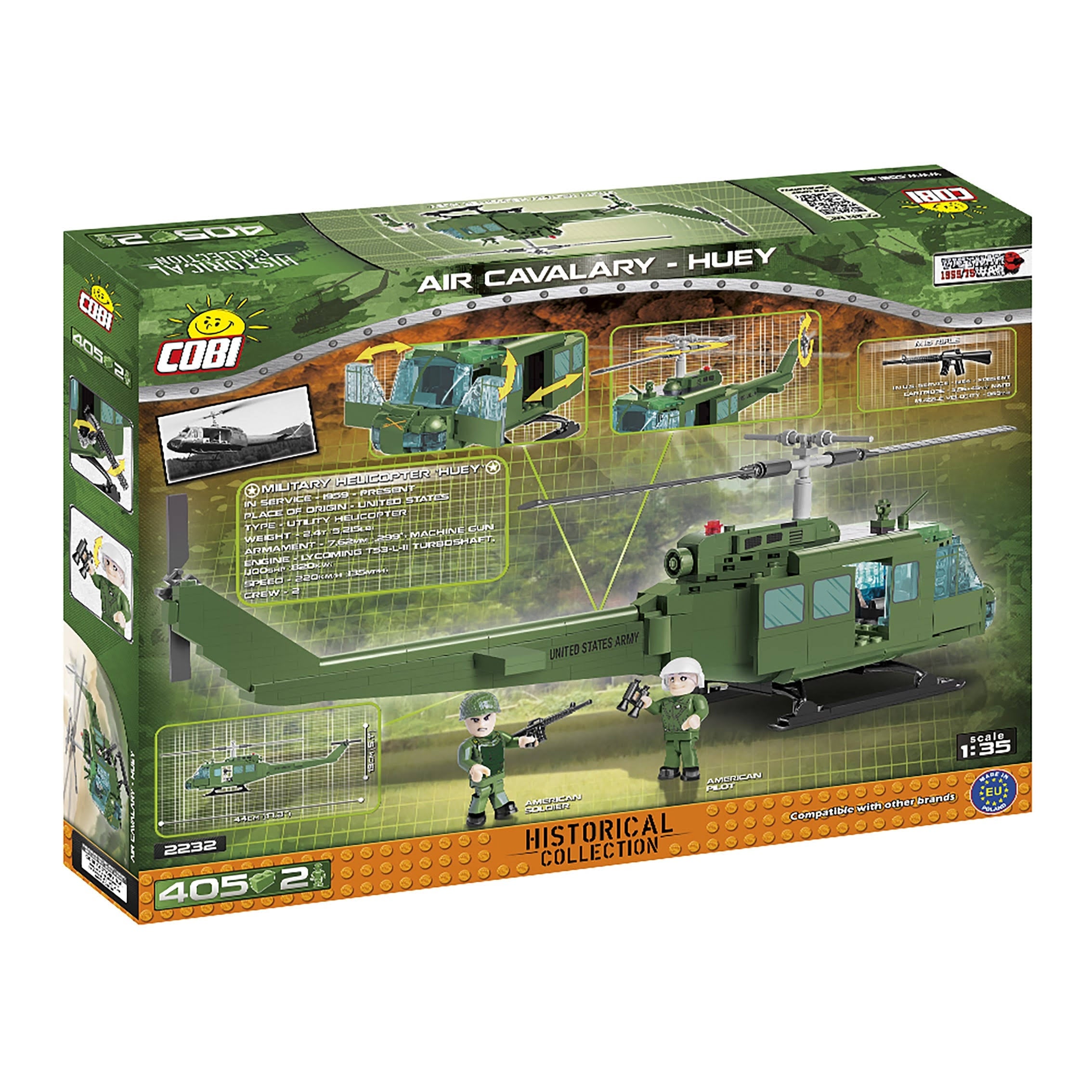 410 Pieces Vietnam War Air Cavalry Building Set M910467