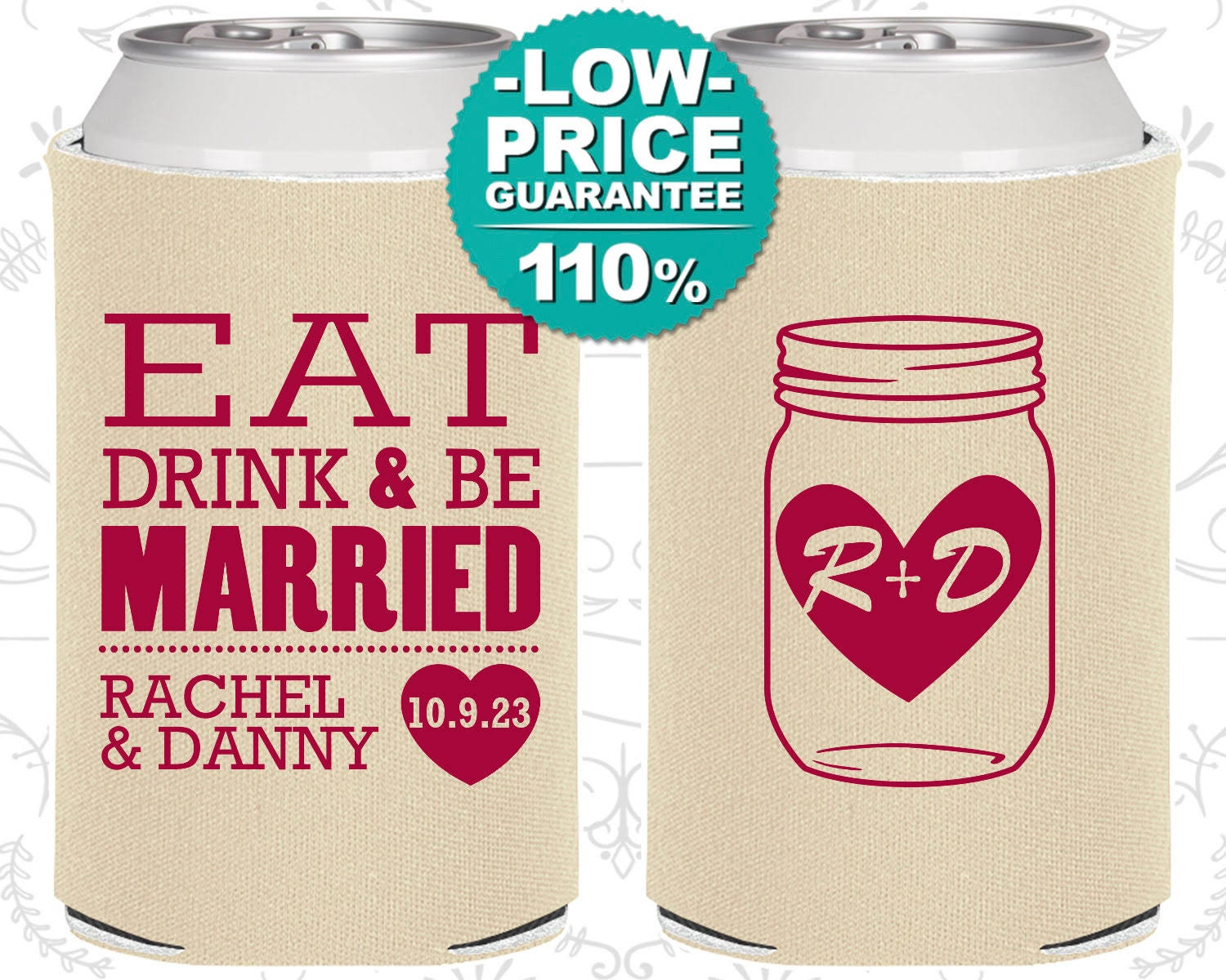 Wedding Favor Can Coolers R246