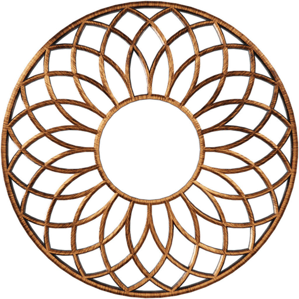 24x22OD x 8 1/4x22ID x 3/4x22P PVC Pierced Ceiling Medallion J120686