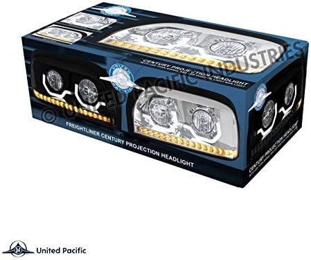 Chrome Projection Headlight with LED Turn Signal & Light Bar W332