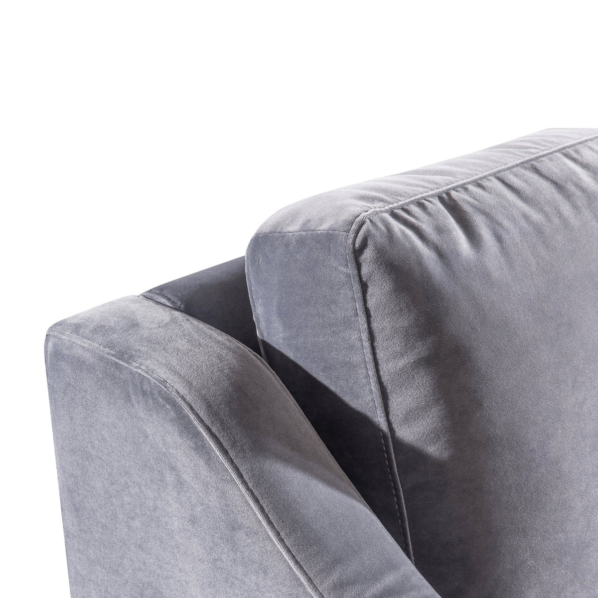 Grey Milan Velvet Sofa X932