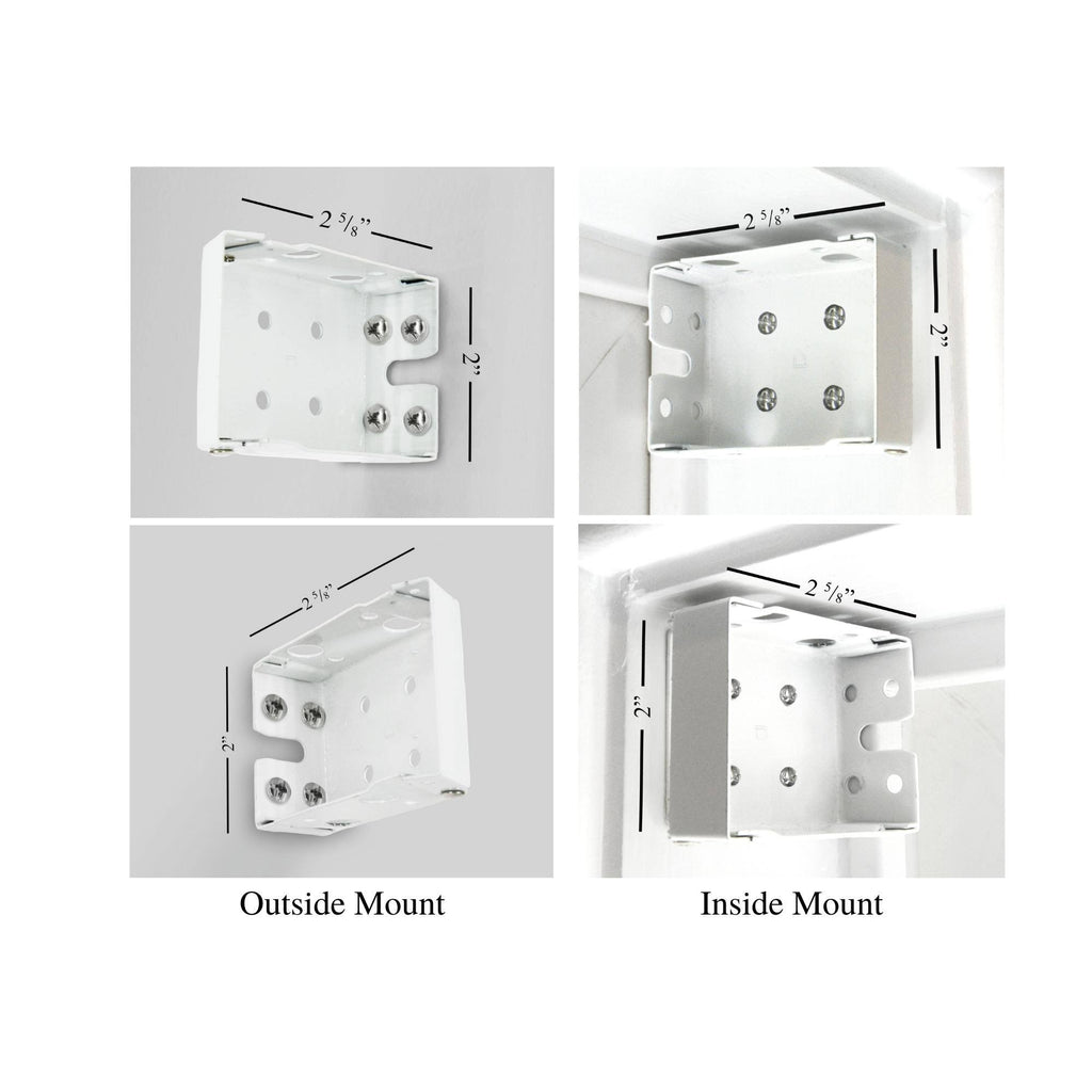 White Cordless Faux Wood Blind C63114