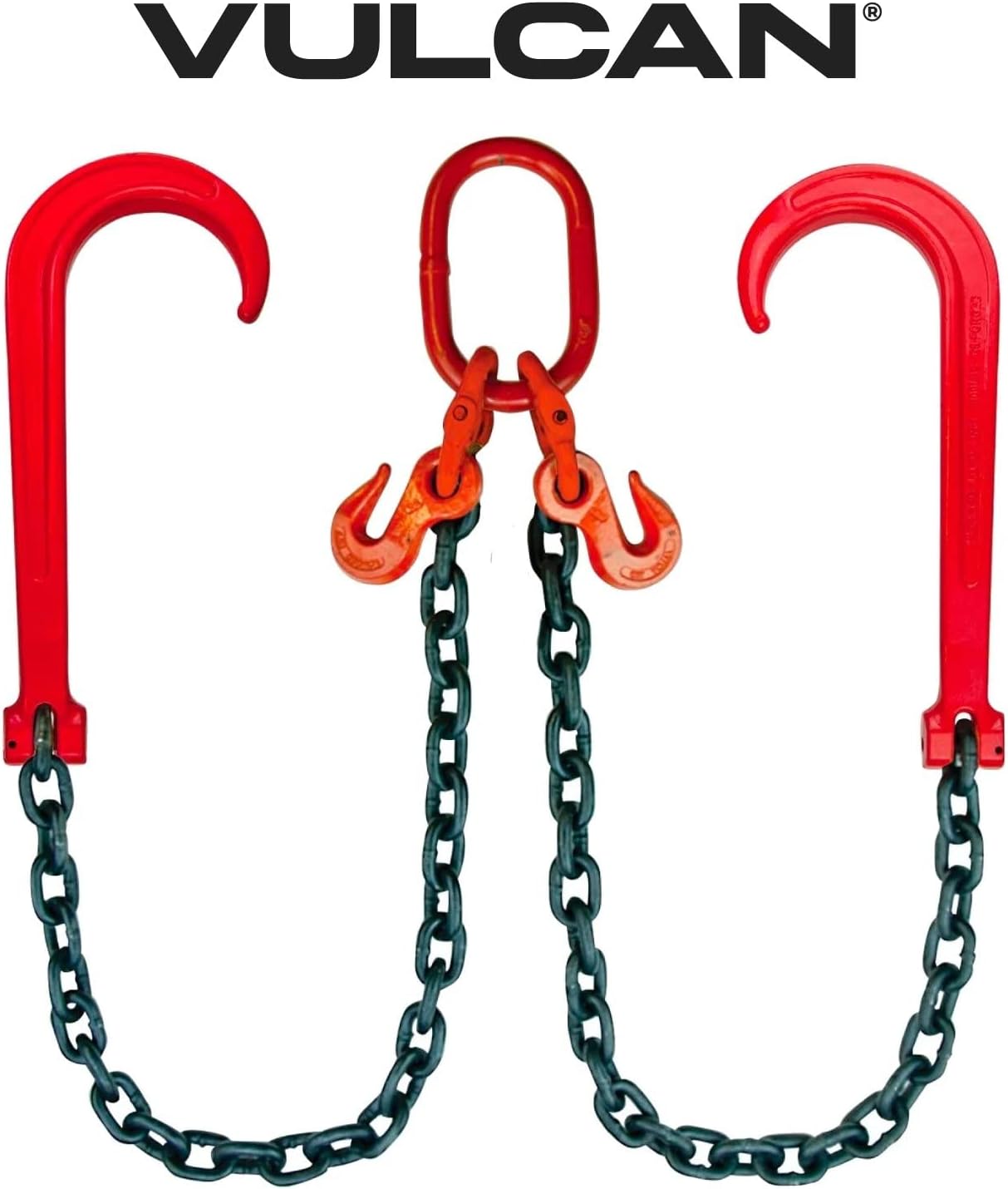 Grade 80 Alloy Towing Chain Bridle, 72 Inch, 12,000 Pound Safe Working Load P3202