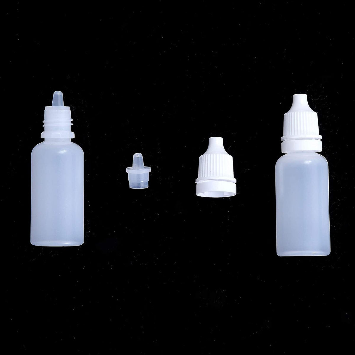15ml Plastic Dropper Bottle with Childproof Cap, Pack of 2 N162