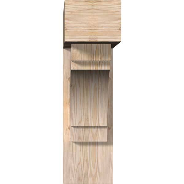 Douglas Fir Smooth Bracket with Offset Brace M92150