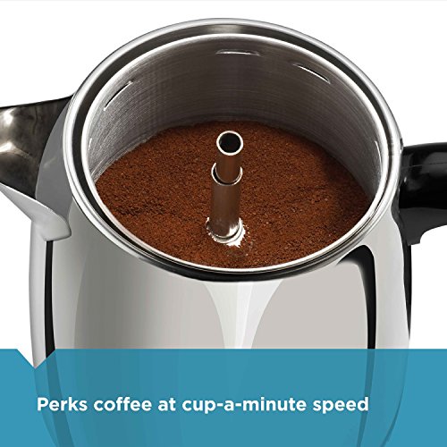 8 Cup Stainless Steel Electric Coffee Percolator Y54110