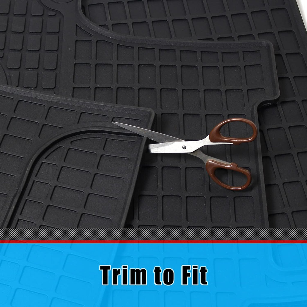 3PCS Set Heavy Duty Rubber Floor Mats for Freightliner Cascadia B356