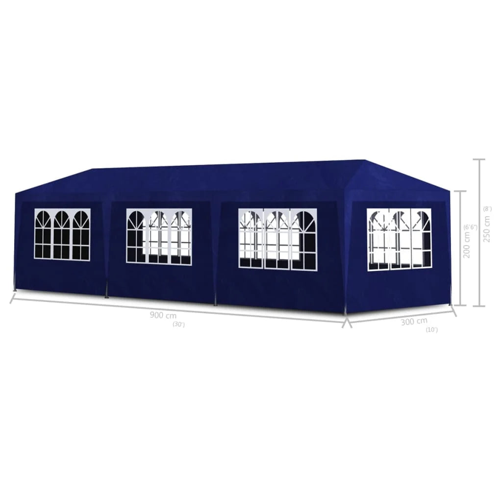 Blue 10'x30' Party Tent O399979