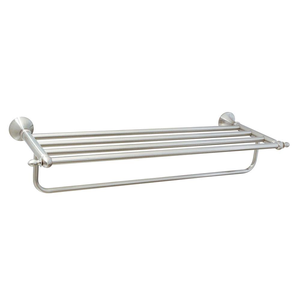 Satin Nickel Wall Mounted Towel Rack W3908