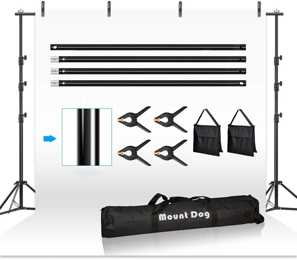 8.5X10ft Adjustable Background Support System with Carry Bag O60537
